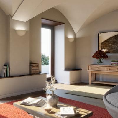 APT. 1 – BILOCALE IN BAITA DI FINE 1800 A 9 KM DA SESTRIERE – Fraz. VILLARDAMOND